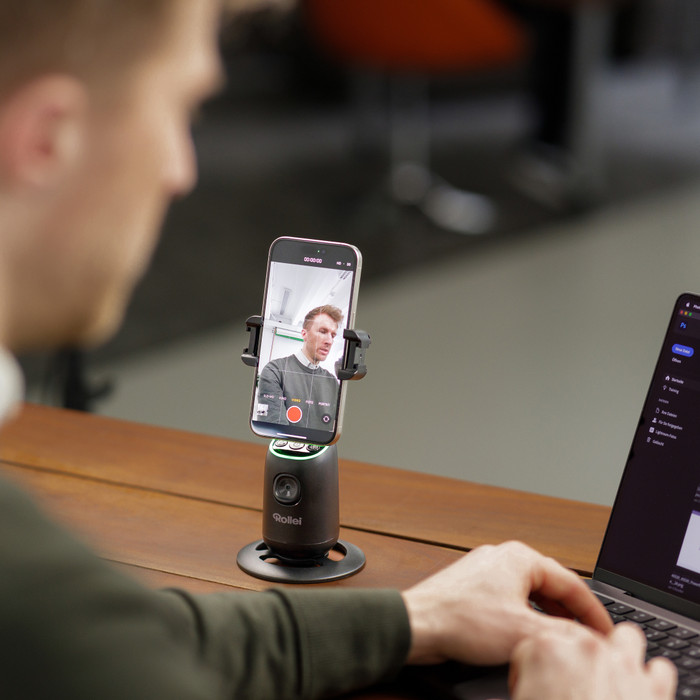Rollei AI Desktop Easy Creator product in gebruik