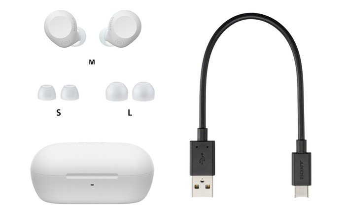 Sony WF-C710N Wit accessoire