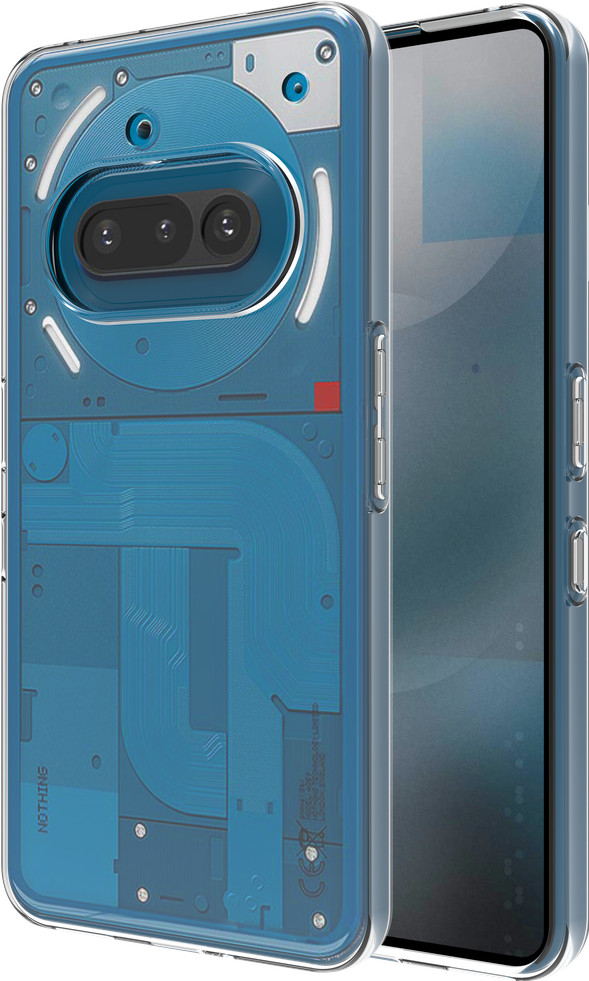 Nothing Phone (3a) 128GB Wit 5G + Accessoirepakket rechterkant