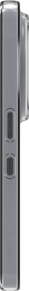 Just in Case Soft Design Nothing Phone (3a) Pro Back Cover Transparant linkerkant