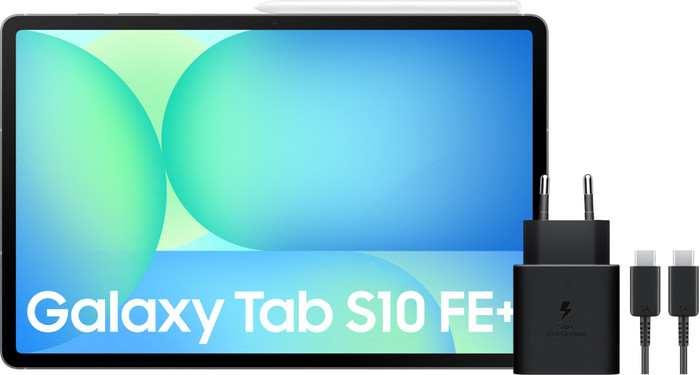 Samsung Galaxy Tab S10 FE Plus 13,1 inch 128GB Wifi Grijs + Oplaadpakket Main Image
