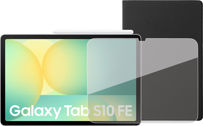 Samsung Galaxy Tab S10 FE 10,9 inch 128GB Wifi Zilver + Beschermpakket Main Image