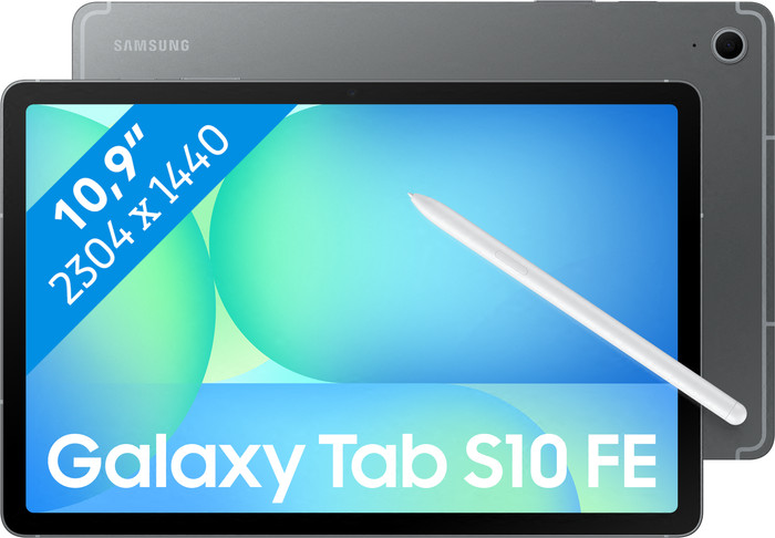 Samsung Galaxy Tab S10 FE 10,9 inch 128GB Wifi + 5G Grijs Enterprise Edition Main Image