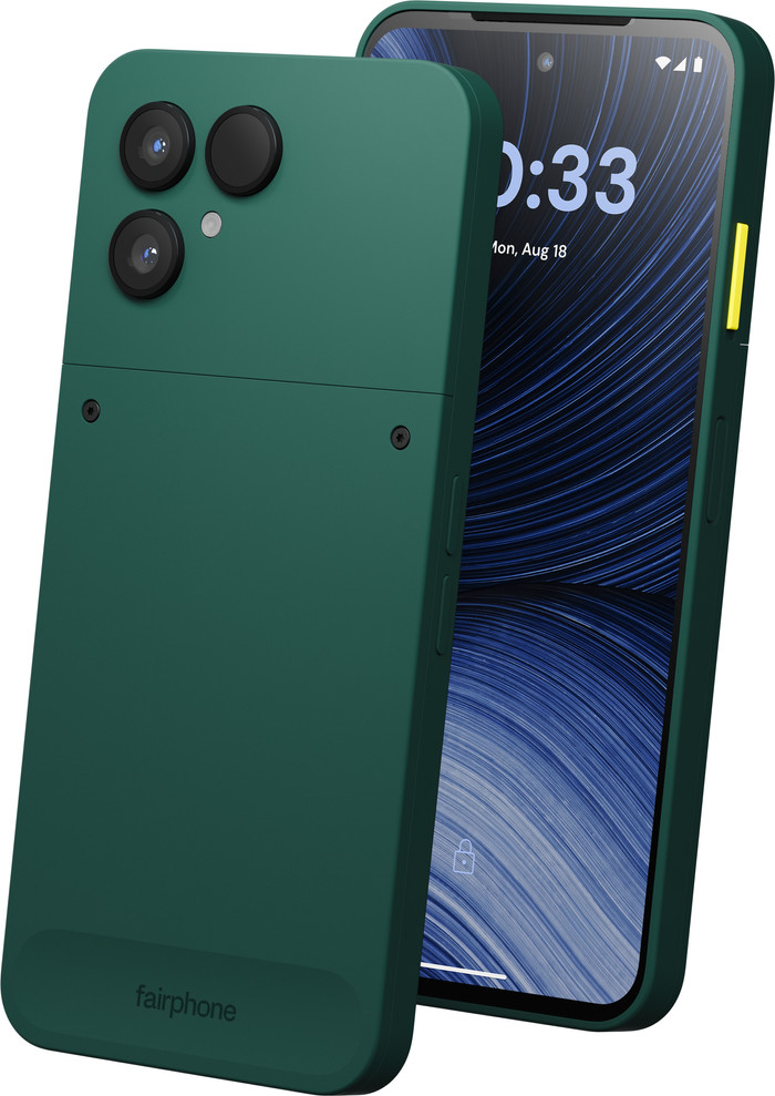 Fairphone 6+ 256GB Groen 5G achterkant