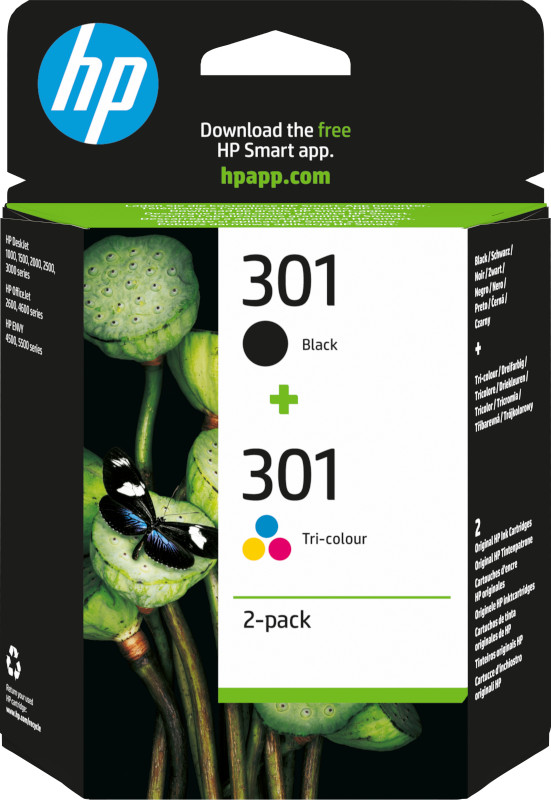HP 301 Cartridges Combo Pack Main Image
