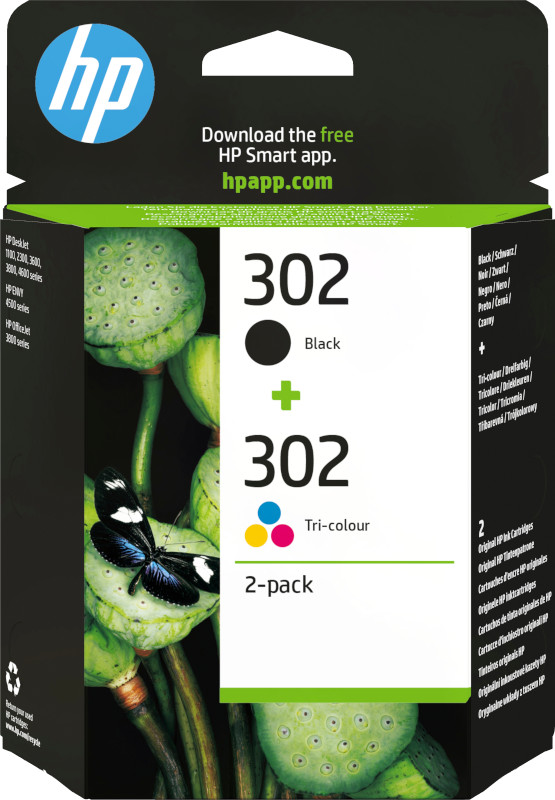 HP 302 Cartridges Combo Pack Main Image