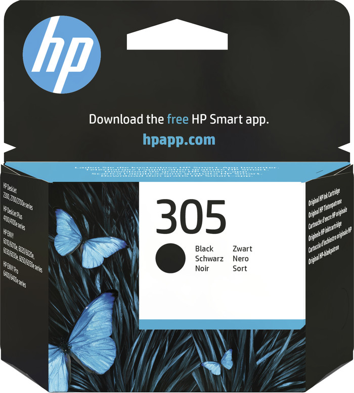 HP 305 Cartridge Zwart Main Image