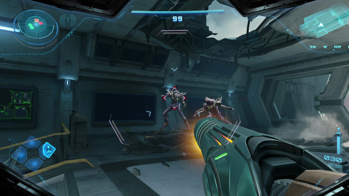Metroid Prime 4: Beyond product in gebruik