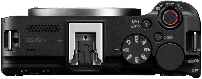 Canon EOS R50 V Content Creator Kit bovenkant