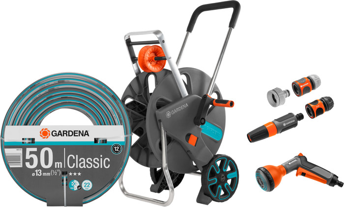 Gardena Classic 1/2 50 Meter CleverRoll L Easy Classic Broespakket Main Image