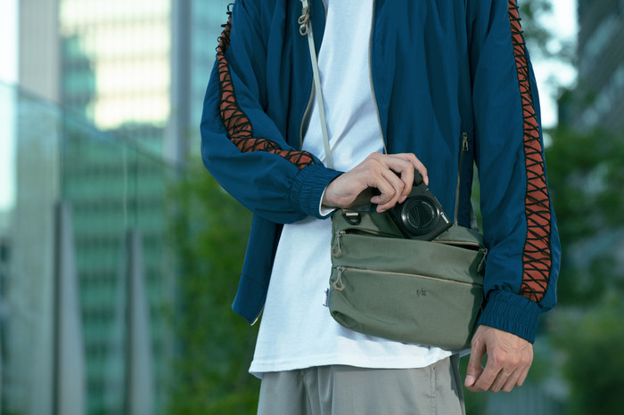 Canon PowerShot V1 product in gebruik