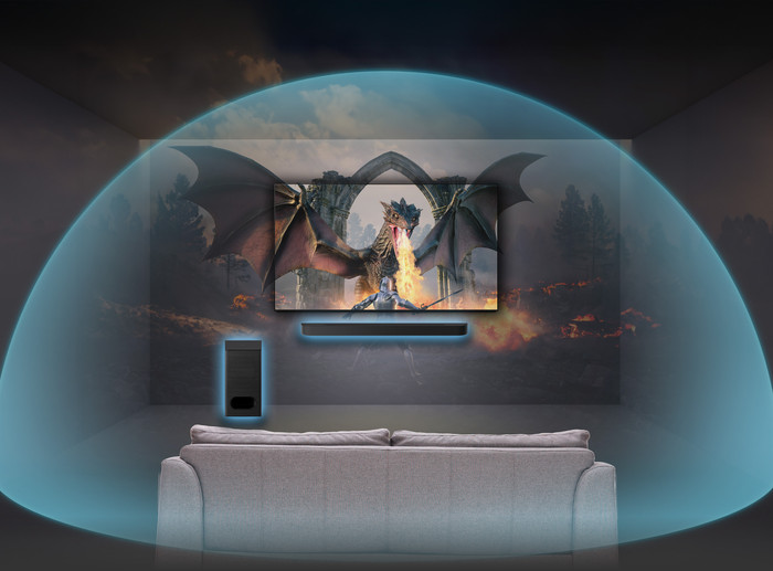 Sony Bravia Theatre Bar 6 Zwart product in gebruik