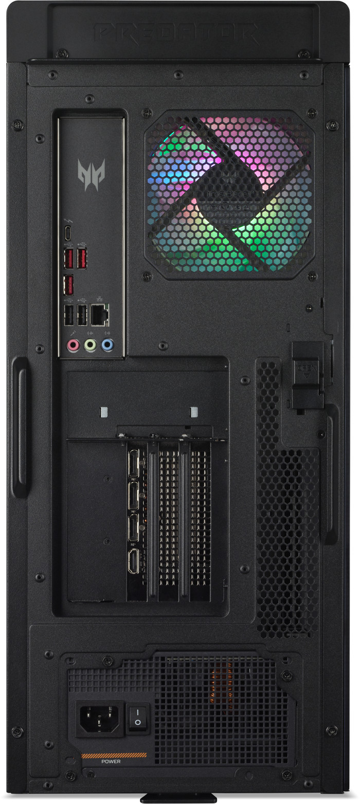 Acer Predator Orion 7000 660 IU7K65802 achterkant
