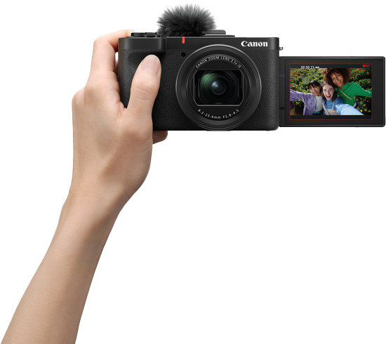 Canon PowerShot V1 product in gebruik