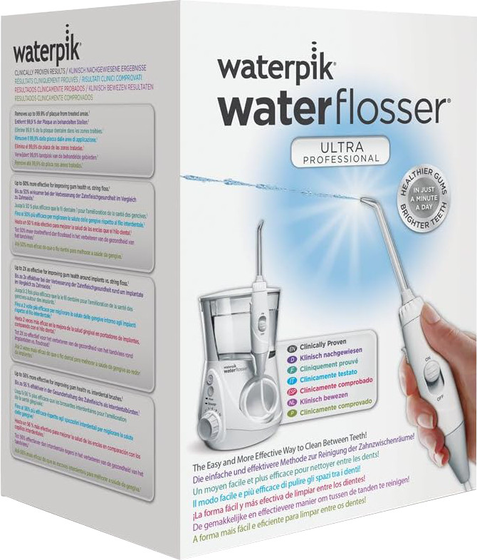 Waterpik WP-660 + Waterpik Classic Tips JT-100 (4 units) packaging