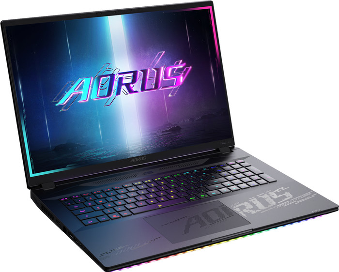 GIGABYTE AORUS MASTER 18 BZH - 18" - Intel Core Ultra 9 - 64GB RAM/4TB SSD - RTX 5090 linke seite