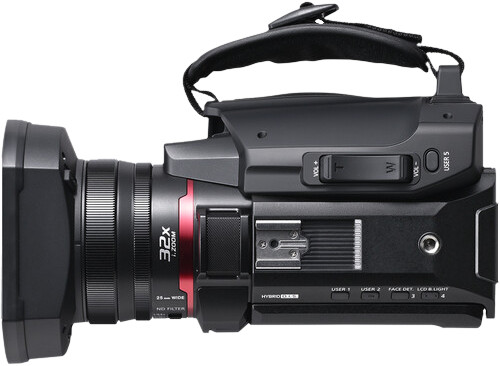 Panasonic HC-X1200E bovenkant
