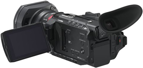 Panasonic HC-X1600E achterkant