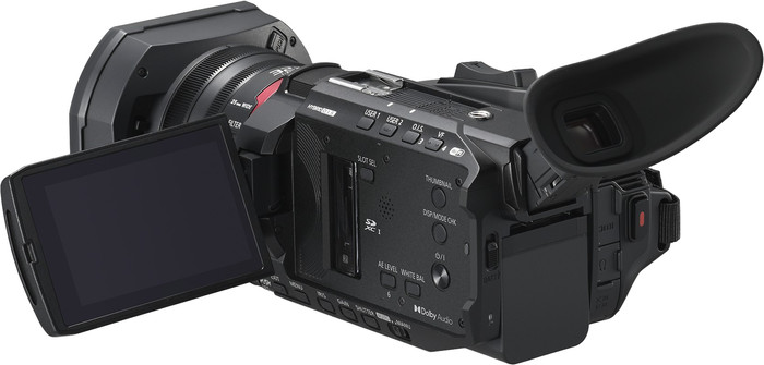 Panasonic HC-X1600E achterkant