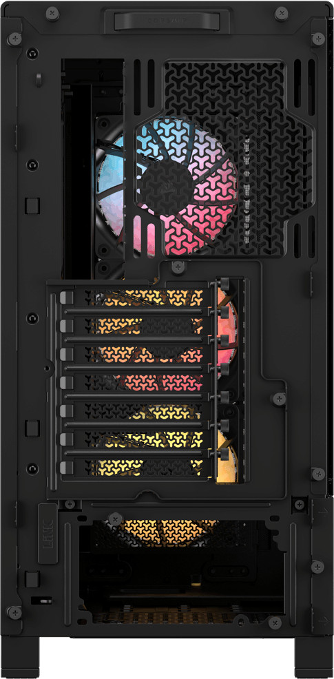 Corsair Frame 4000D RS ARGB Zwart achterkant