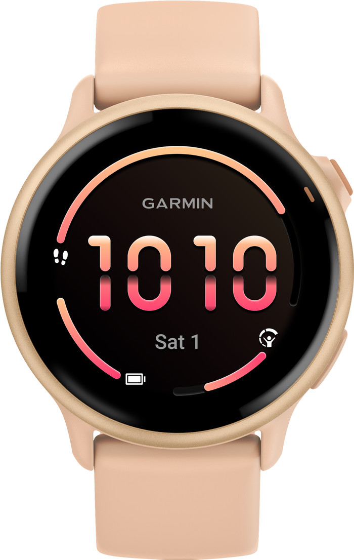 Garmin Vivoactive 6 Music Roze voorkant