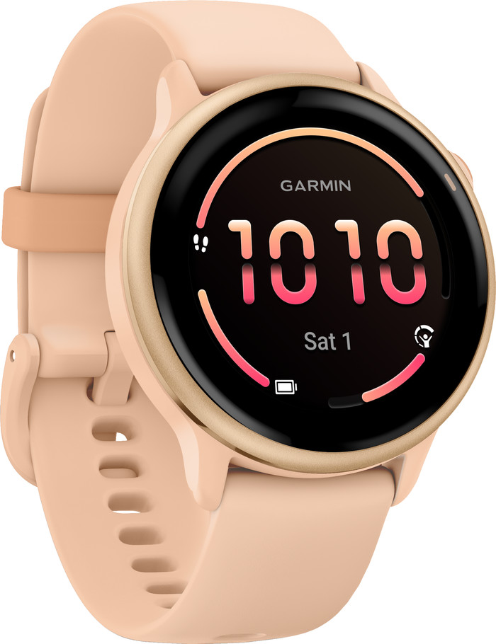 Garmin Vivoactive 6 Music Roze linkerkant