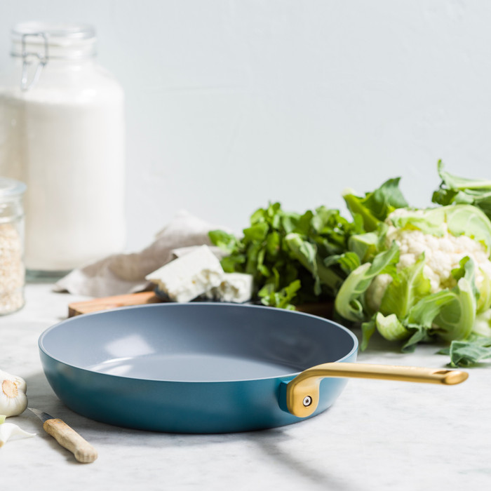 Greenpan Evolution koekenpan 24 cm Blue product in gebruik
