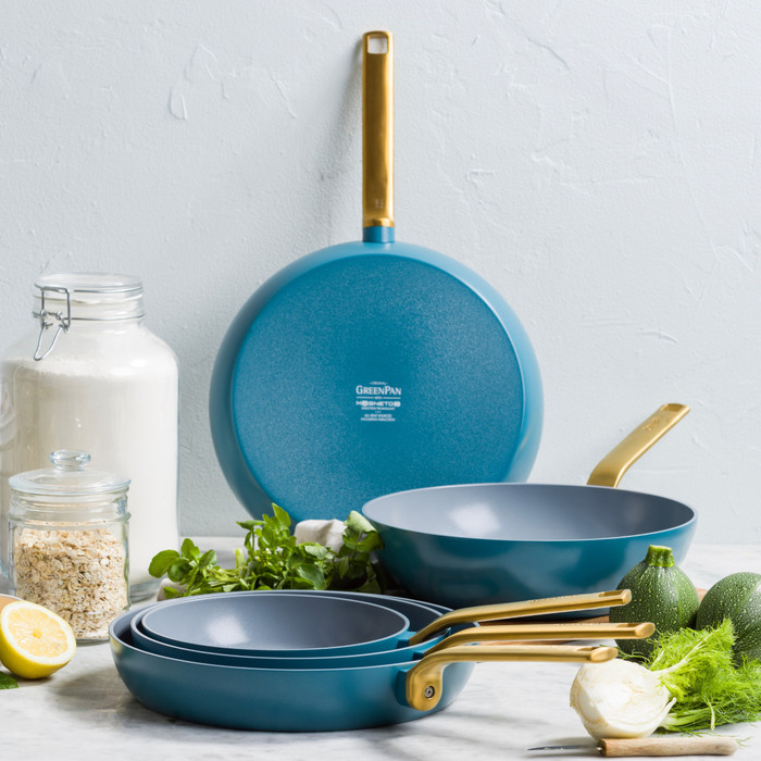 Greenpan Evolution koekenpan 24 cm Blue product in gebruik
