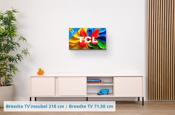 TCL 32" QLED S41K (2025) visual Coolblue 1