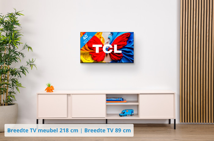 TCL 40" QLED S51K (2025) visual Coolblue 1