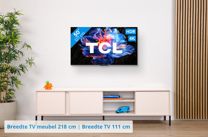 TCL 50" Led P61K 4K (2025) visual Coolblue 1