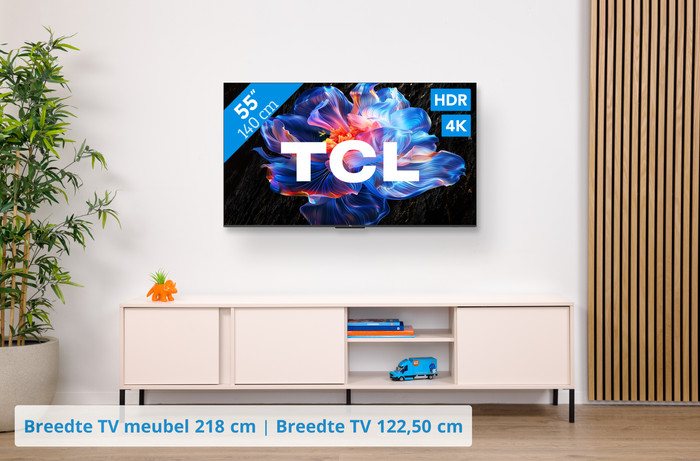TCL 55" Led P61K 4K (2025) visual Coolblue 1