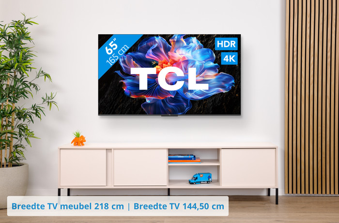 TCL 65" Led P61K 4K (2025) visual Coolblue 1