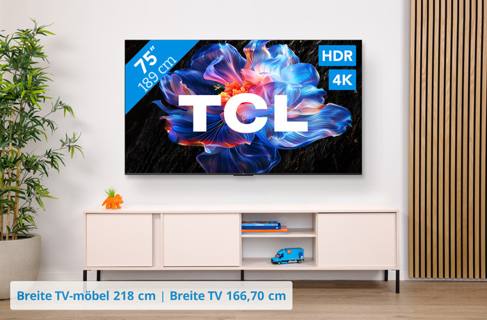 TCL 75 Zoll LED P61K 4K (2025) visuelles Coolblue 1