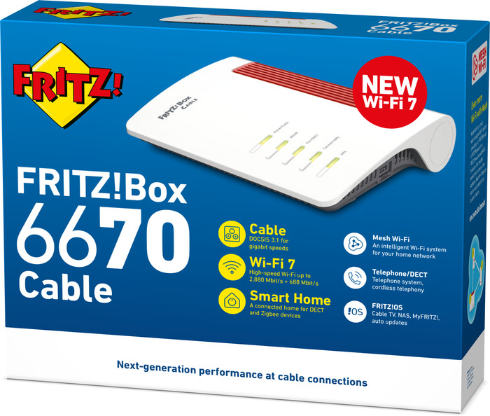 AVM FRITZ!Box 6670 Cable Edition International verpakking