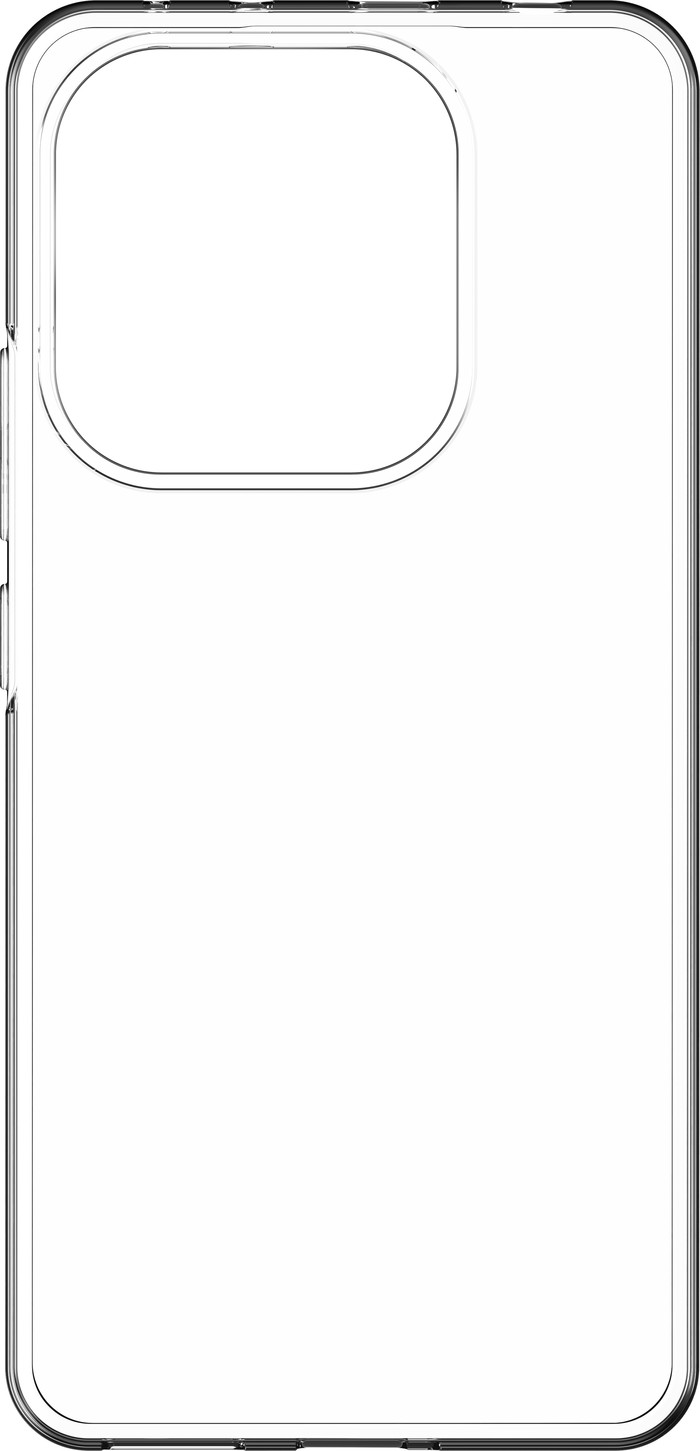 Just in Case Soft Design Xiaomi Redmi Note 14 4G Back Cover Transparent avant