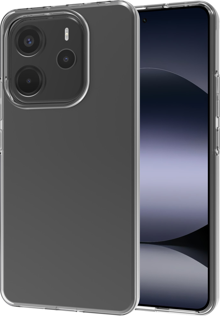 Just in Case Soft Design Xiaomi Redmi Note 14 4G Back Cover Transparent produit composé