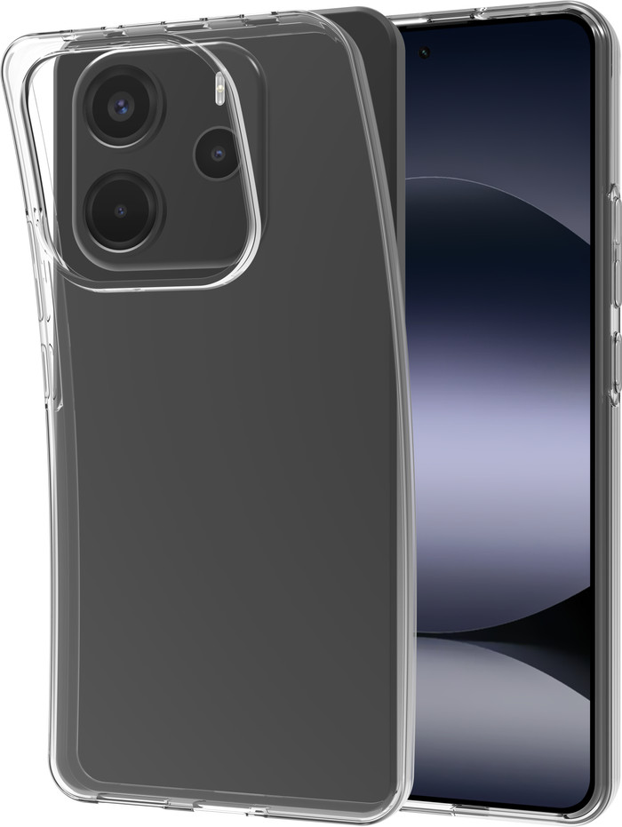 Just in Case Soft Design Xiaomi Redmi Note 14 4G Back Cover Transparent produit composé