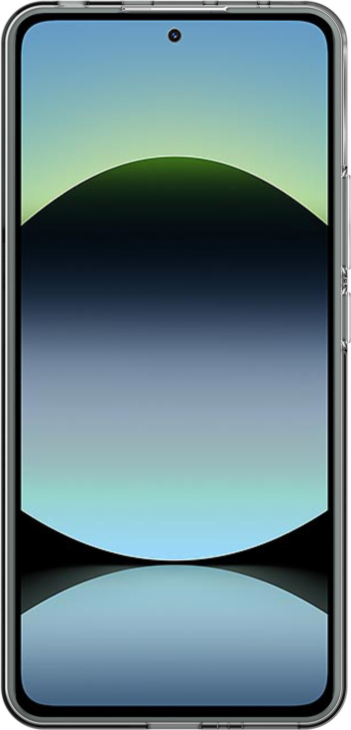 Just in Case Soft Design Xiaomi Redmi Note 14 5G Back Cover Transparant voorkant