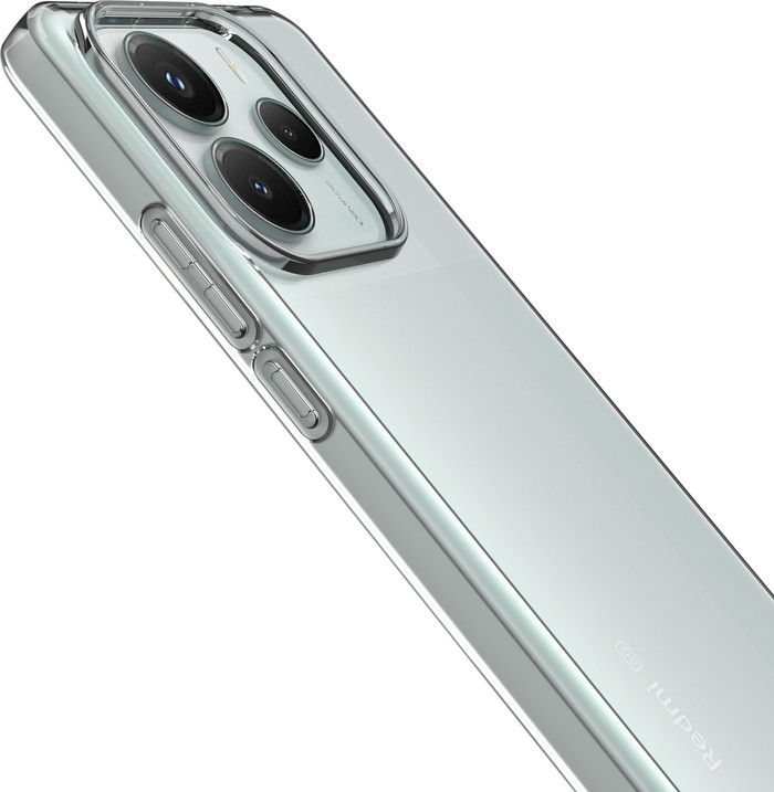 Just in Case Soft Design Xiaomi Redmi Note 14 5G Back Cover Transparant detail