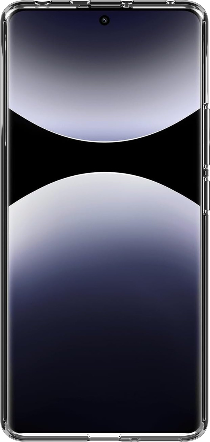 Just in Case Soft Design Xiaomi Redmi Note 14 Pro 4G Back Cover Transparent avant