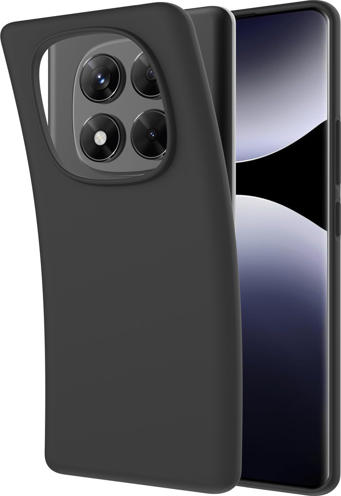 Just in Case Soft Design Xiaomi Redmi Note 14 Pro 5G Back Cover Noir produit composé