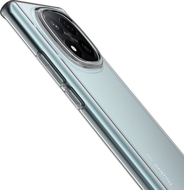 Just in Case Soft Design Xiaomi Redmi Note 14 Pro+ 5G Back Cover Transparent bottom