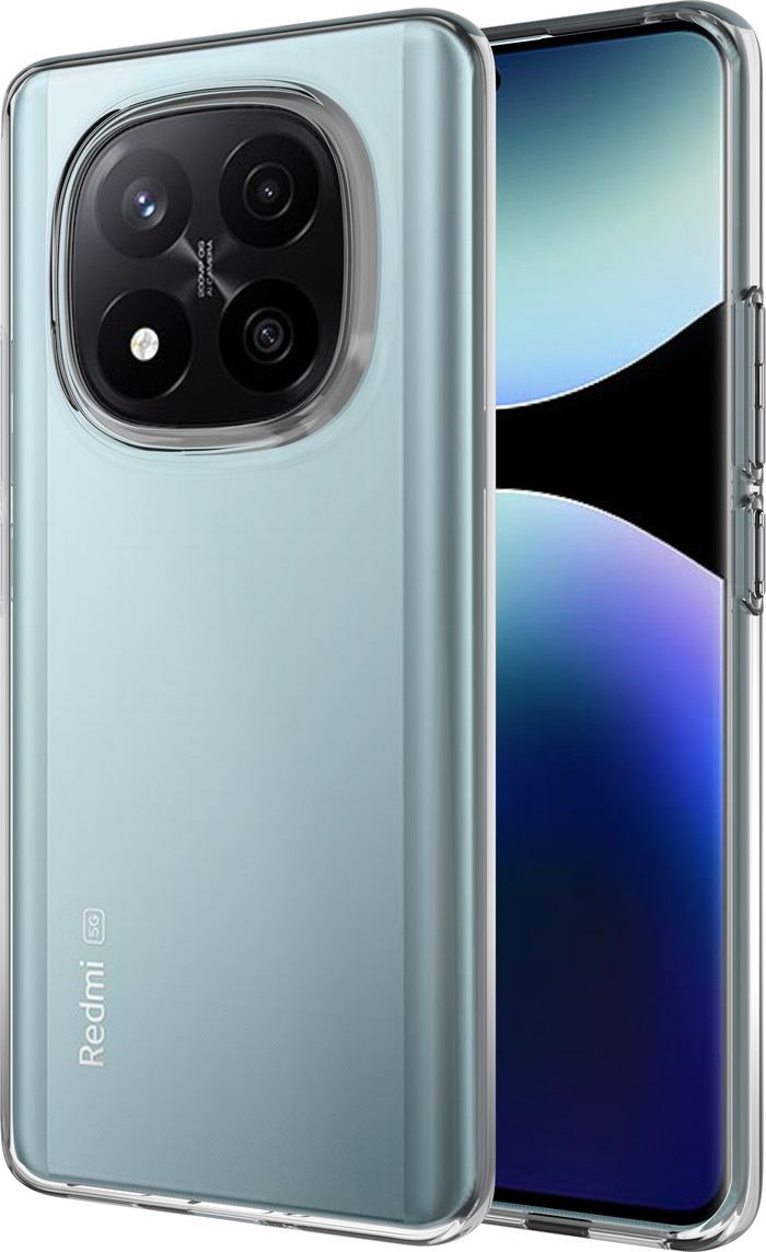 Just in Case Soft Design Xiaomi Redmi Note 14 Pro+ 5G Back Cover Transparent combined product