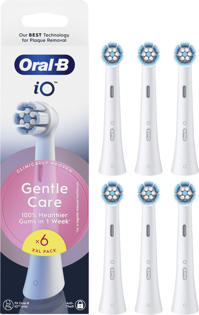 Oral-B iO Gentle Care Weiß (6 Stück) Main Image