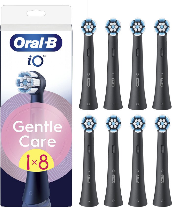 Oral-B iO Gentle Care Zwart (8 stuks) Main Image