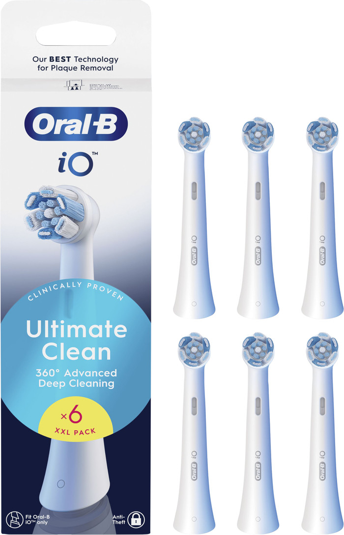 Oral-B iO Ultimate Clean Weiß (6 Stück) Main Image