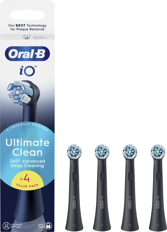 Oral-B iO Ultimate Clean Zwart (4 stuks) Main Image