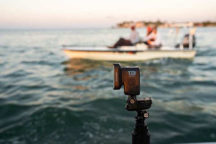 GoPro Anamorphic Lens Mod (GoPro HERO 13) product in gebruik