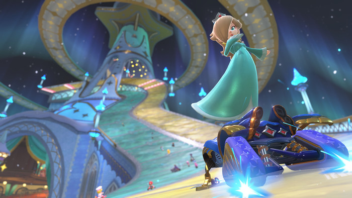 Nintendo Switch 2 + Mario Kart World produkt in gebrauch